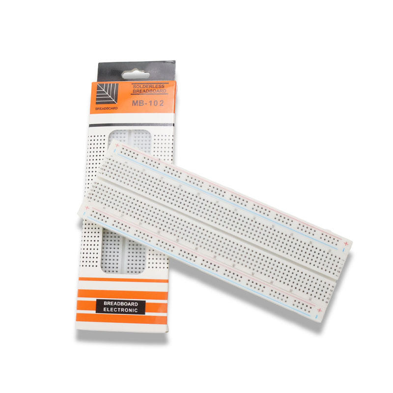 Breadboard Jumper Wire - Zestaw płytki prototypowej MB102, 400/830 punktów,