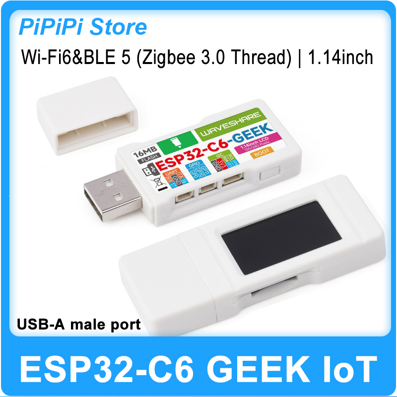 Diy Electronic - Płytka rozwojowa ESP32-C6 GEEK z 1,14-calowym
