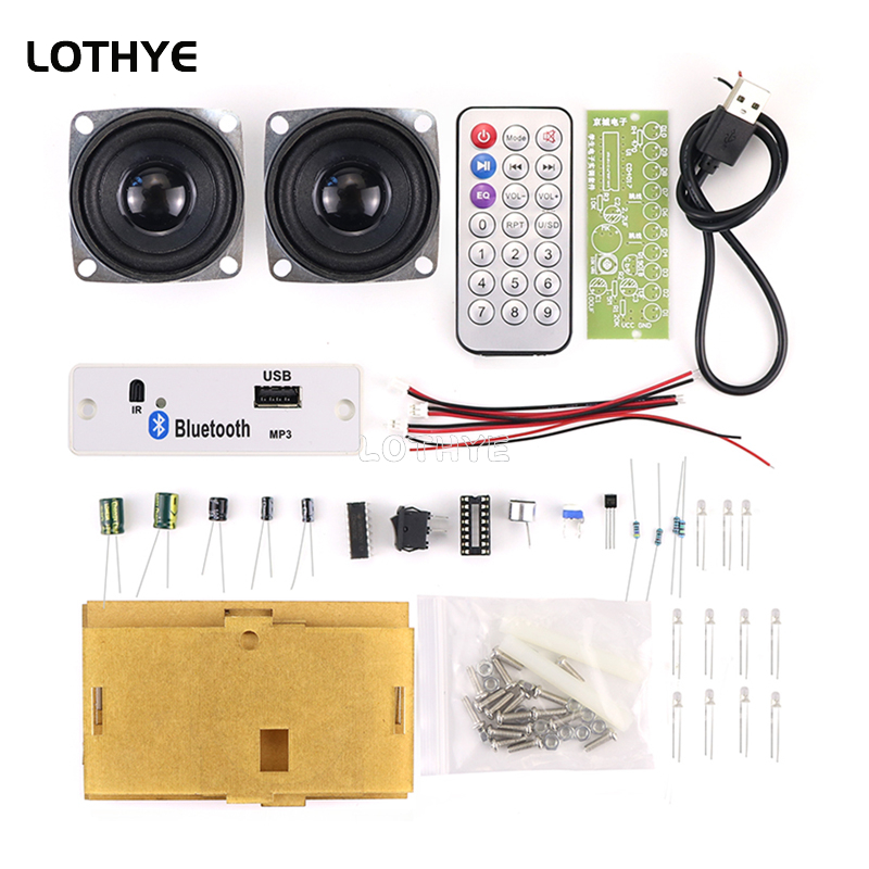 Diy Audio Electronics Kit - Mini Wzmacniacz Audio Bluetooth 3W*2 Zestaw