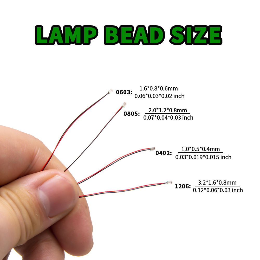 Diy Electronics Com - 10 sztuk/zestaw Mikro LED Lampki Chipowe