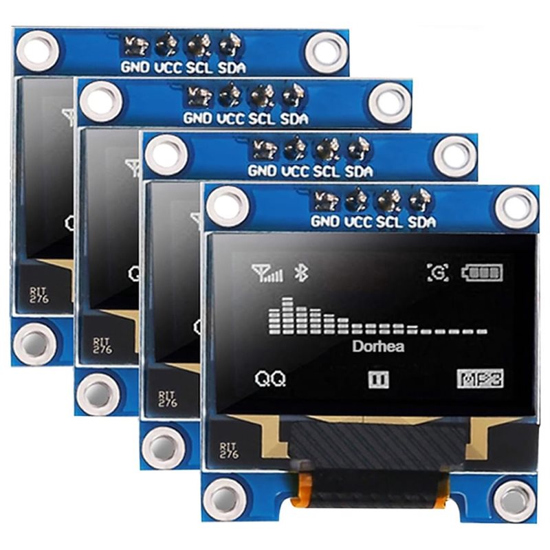 Oled Display Module - A37T-4Pcs 0.96-calowy moduł wyświetlacza OLED SSD1306