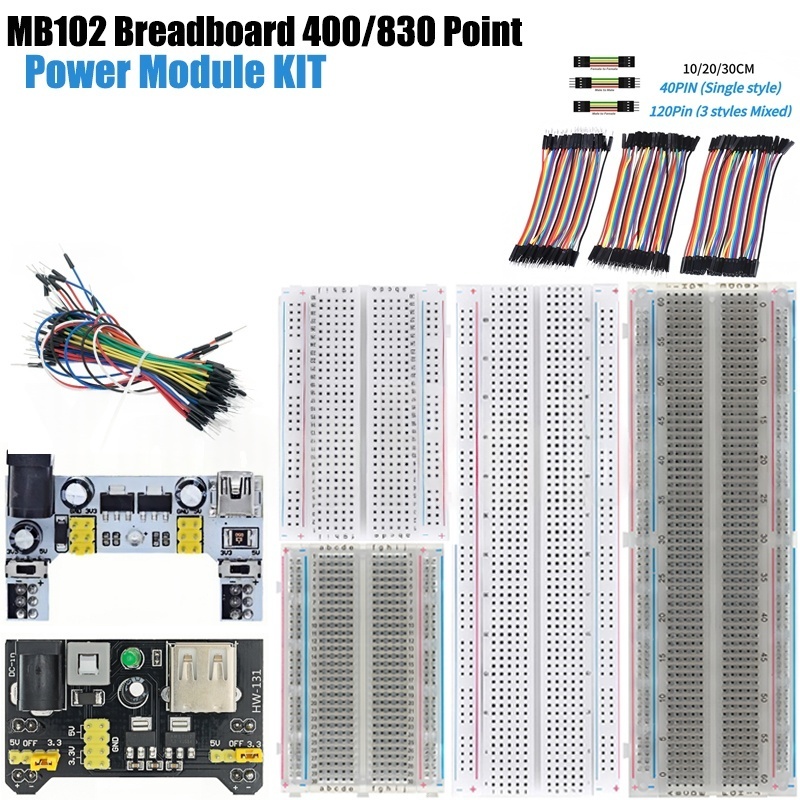 Breadboard Jumper Wire - Płytka stykowa MB-102 MB102 400 830