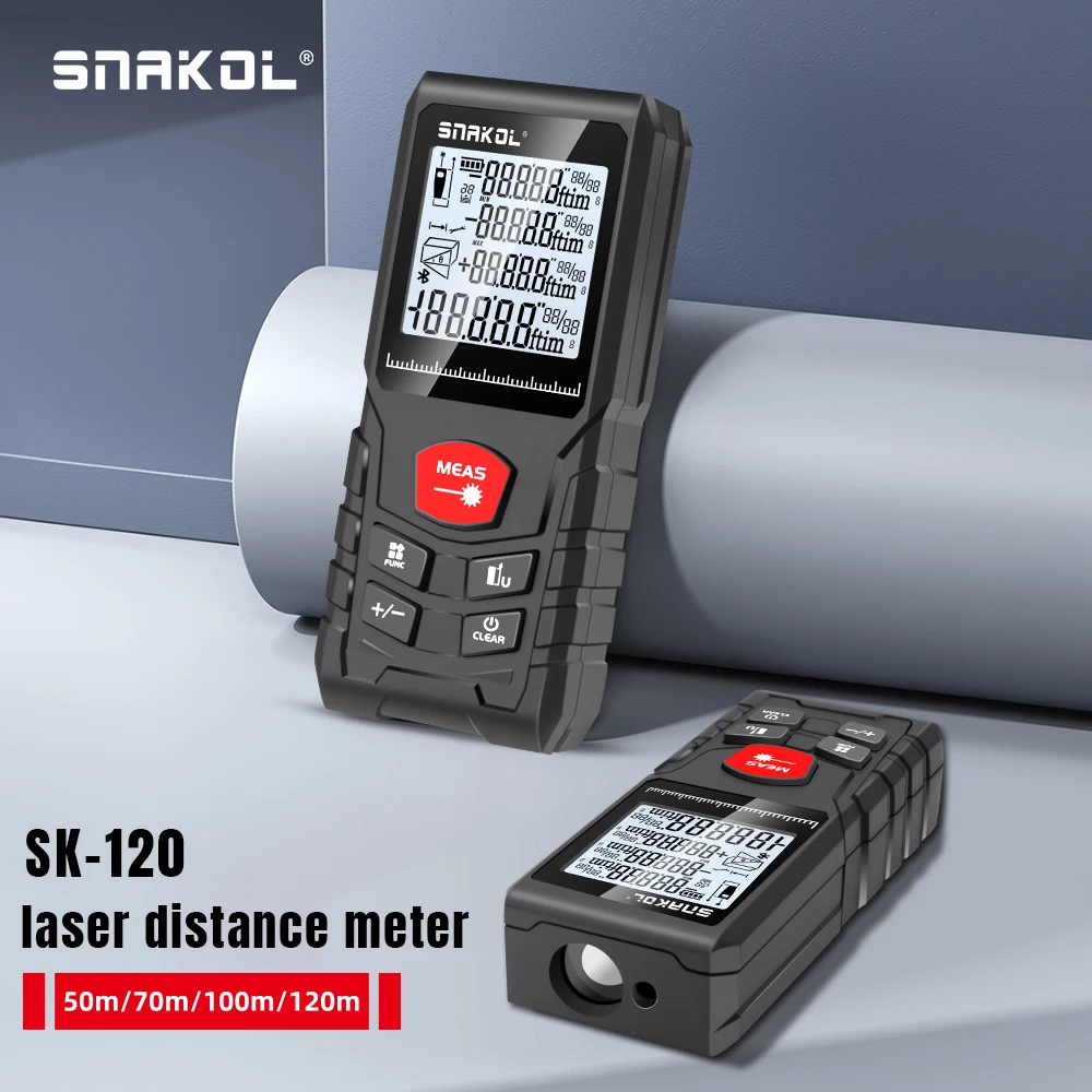 Stanley Tape 25Ft - SNAKOL Laserowy Miernik Odległości 50m 70m
