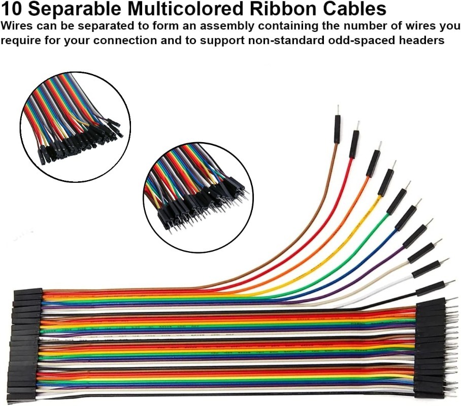 Zestaw przewodów typu ribbon D – Breadboard Jumper Wire recenzja i cena