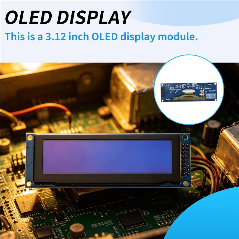 Wyświetlacz OLED 3,12 cala 256 – Oled Display Module recenzja i cena